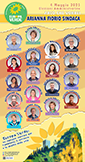 Il poster con le candidate e i candidati di Arco